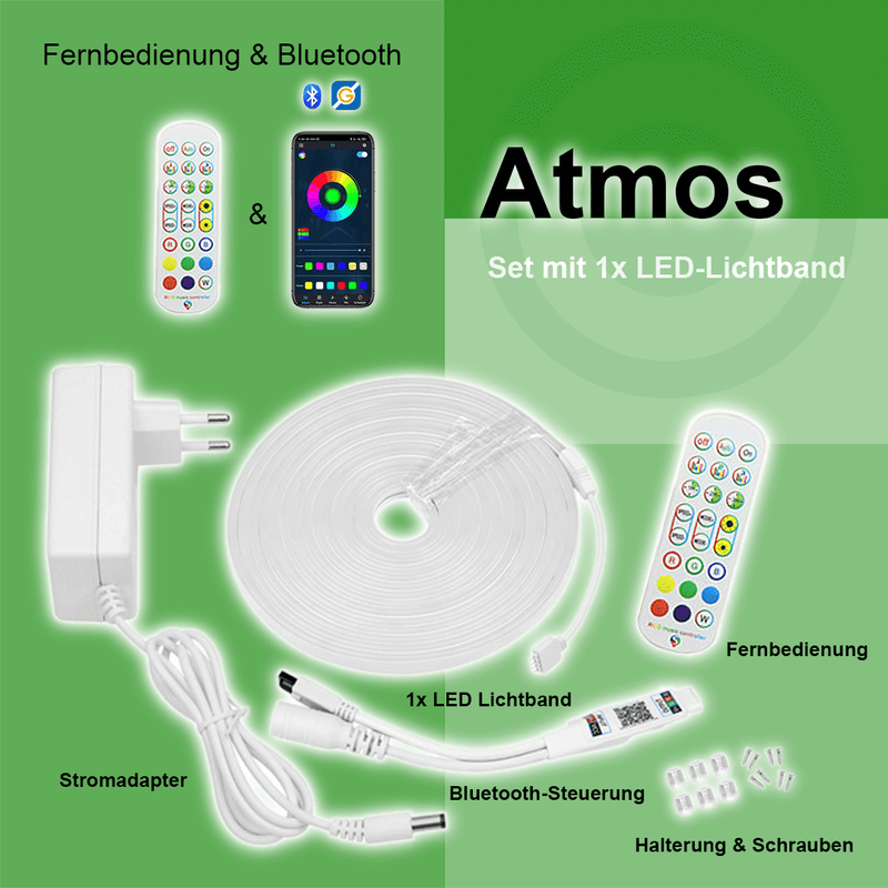 Lunawo Atmos™ - Das strahlende LED-Lichtband setzt Deinen Raum perfekt in Szene